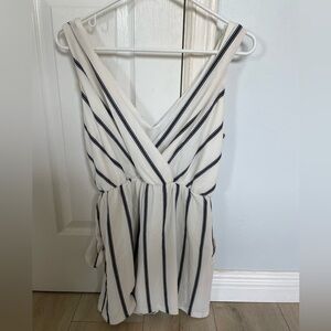 Lily rose striped romper
